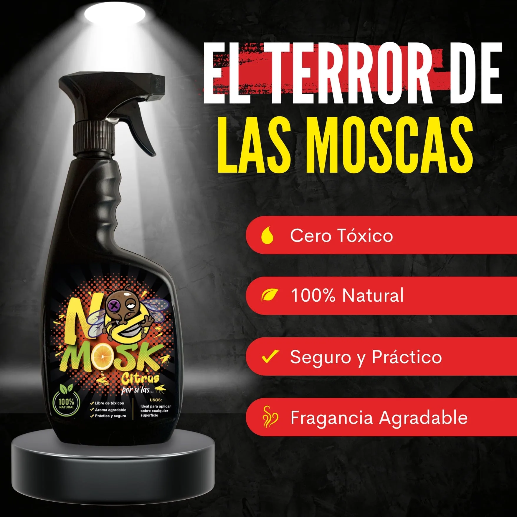 NoMosk® Citrus | Repelente 100% Natural para Moscas - Image 3