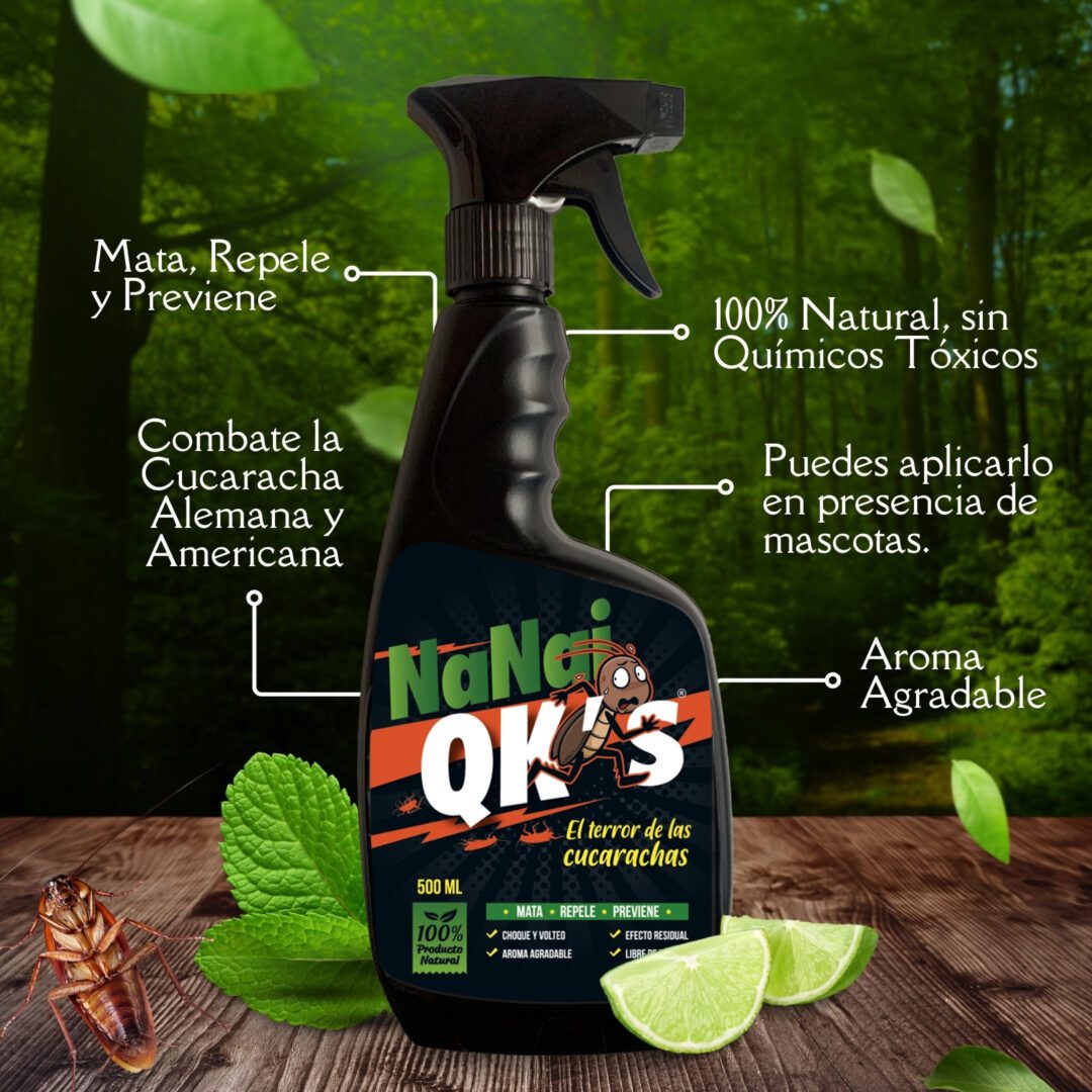 NaNai QKs Insecticida Natural Para Cucarachas