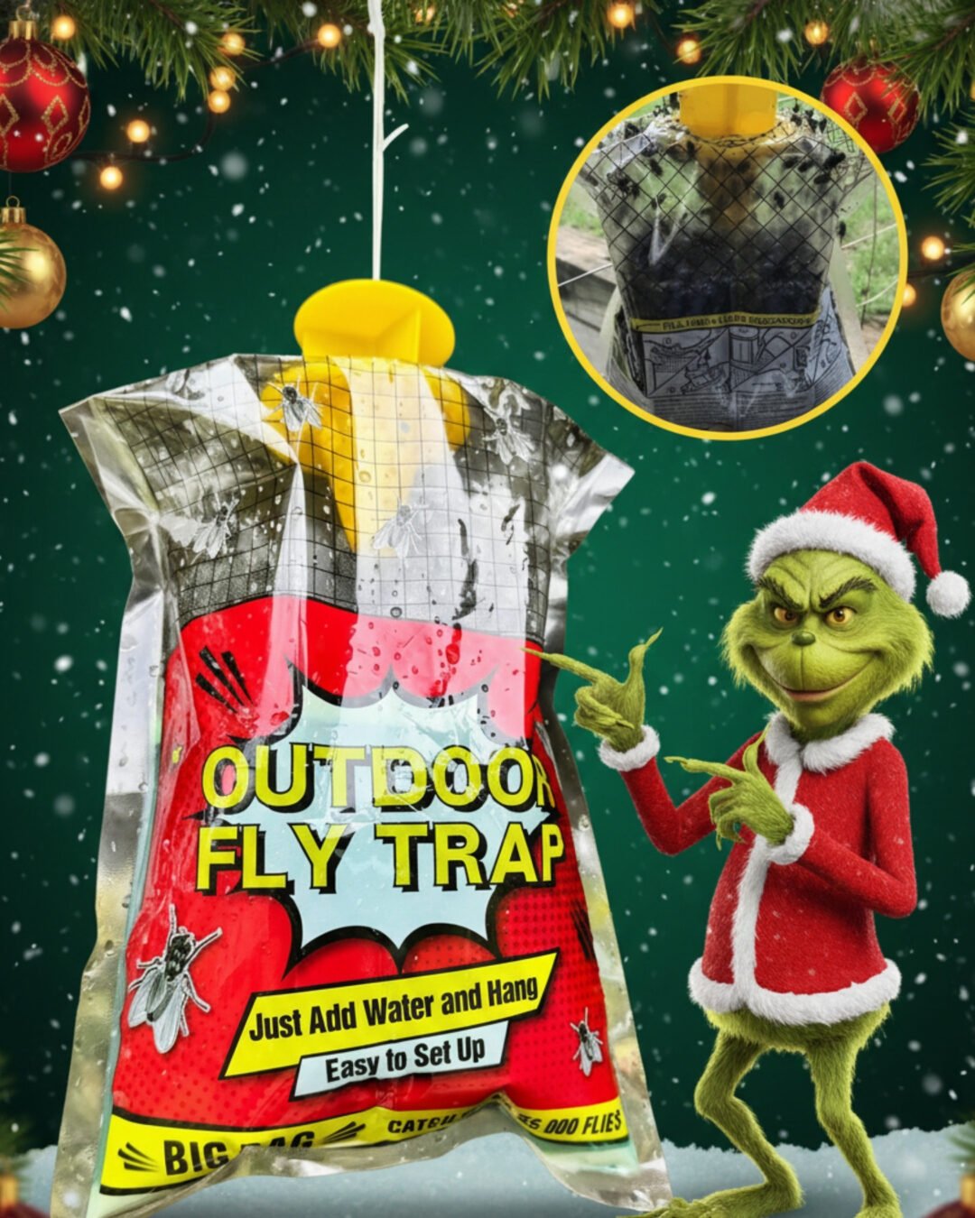 NoMosk® Fly Bag | Bolsa Atrapa Moscas Tamaño Grande