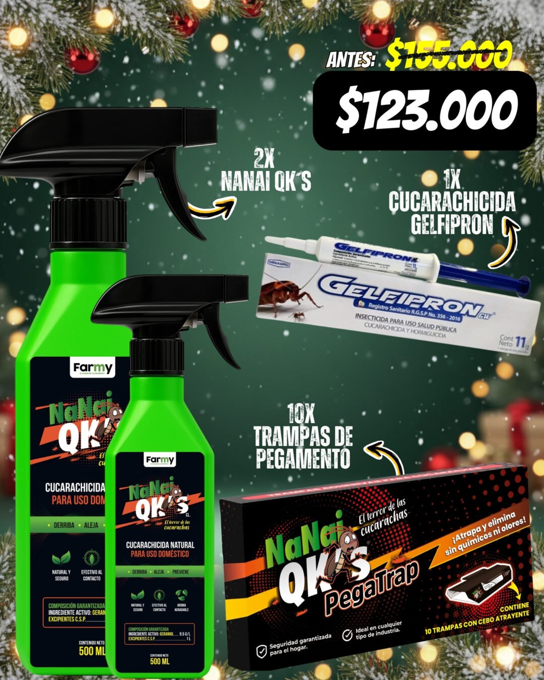 Kit Adiós Cucarachas