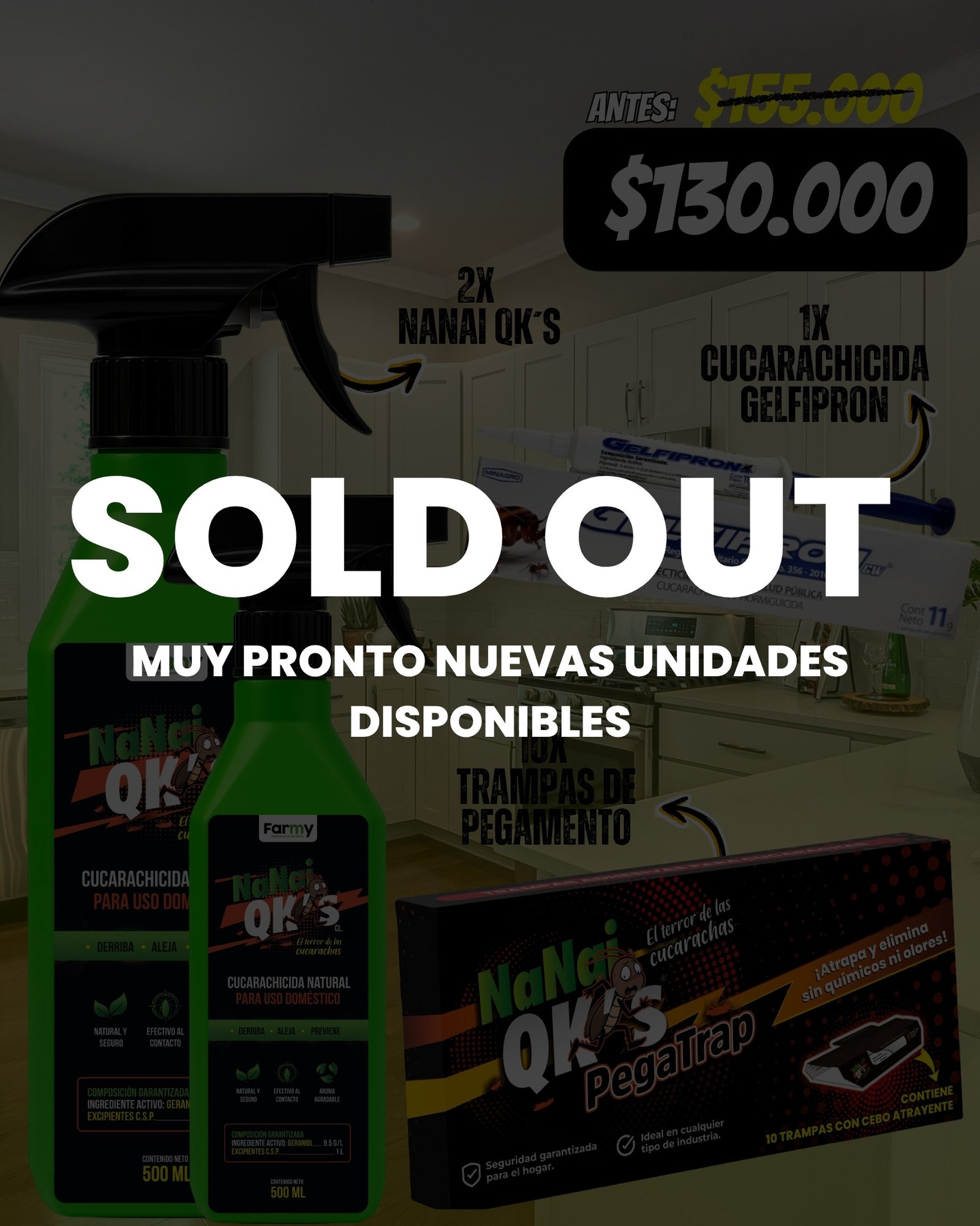 Kit Adiós Cucarachas