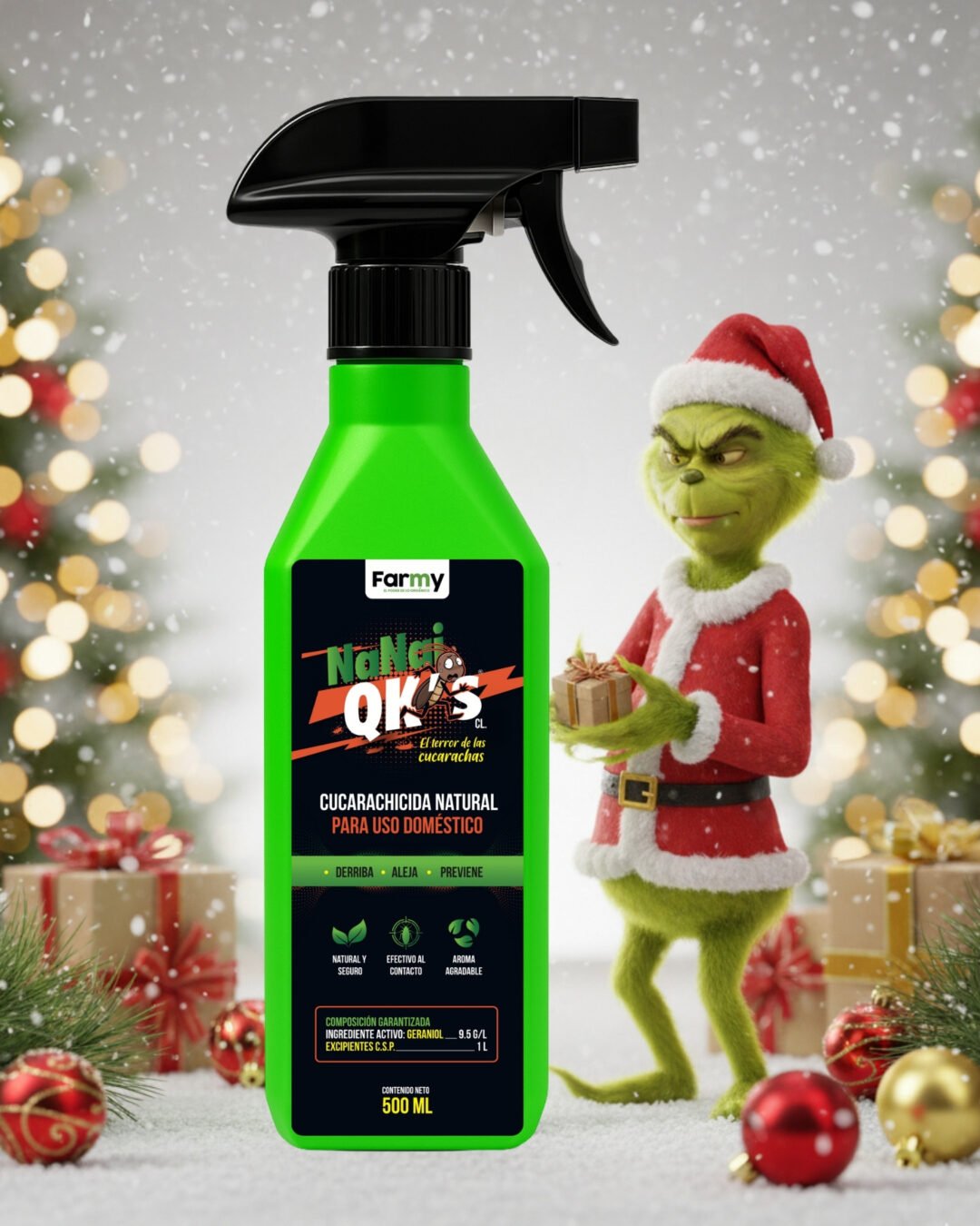 NaNai QK's® | Insecticida Natural para Cucarachas