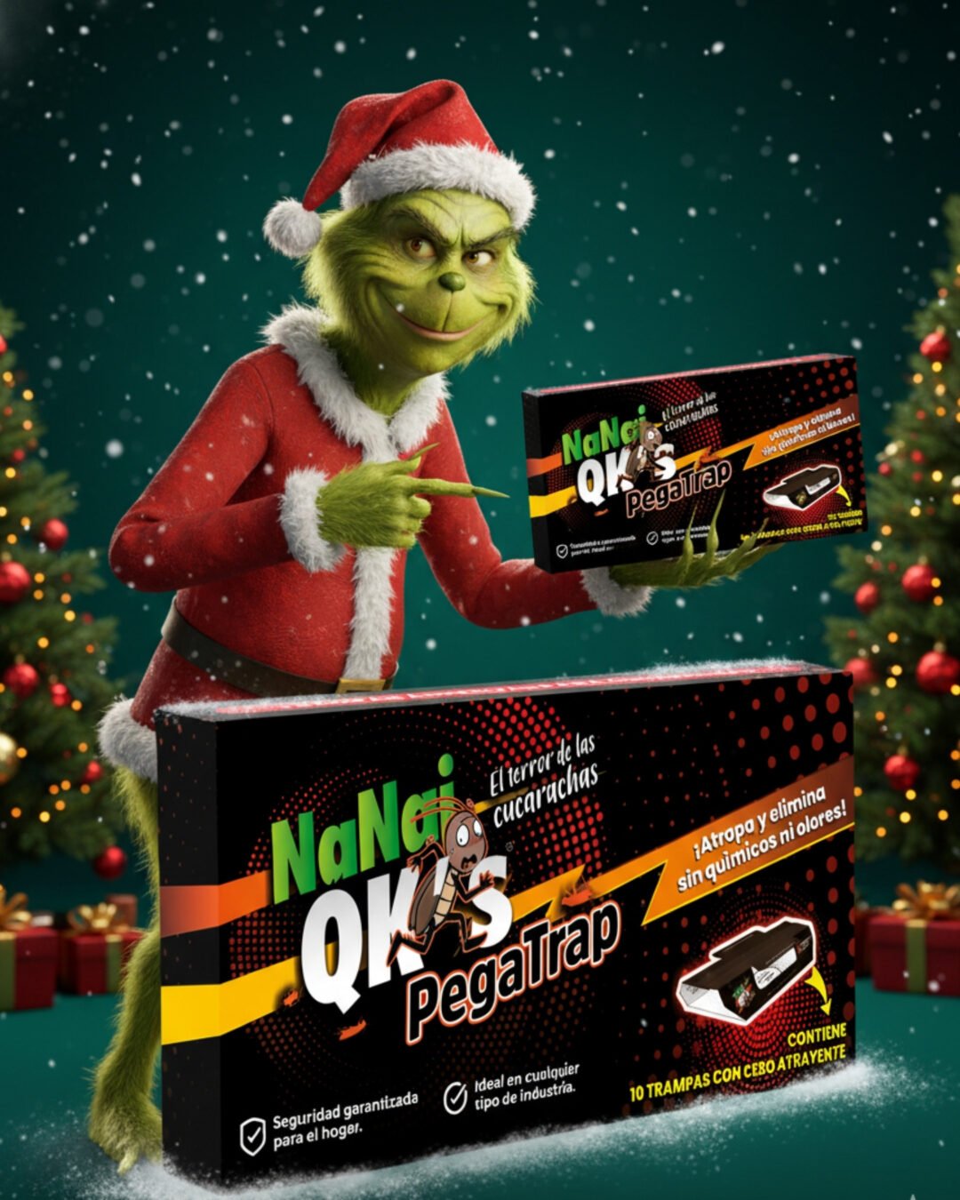 NaNai QK’s® PegaTrap | Trampas Adhesivas para Cucarachas