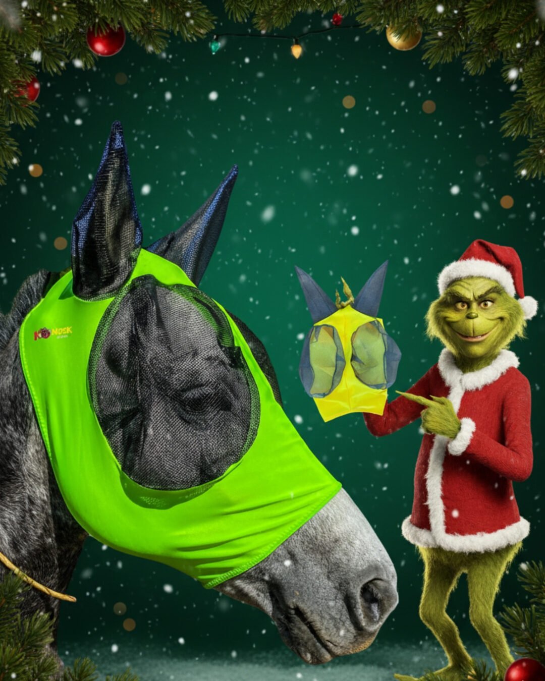 Máscara Anti Moscas para Caballos NoMosk® Mask