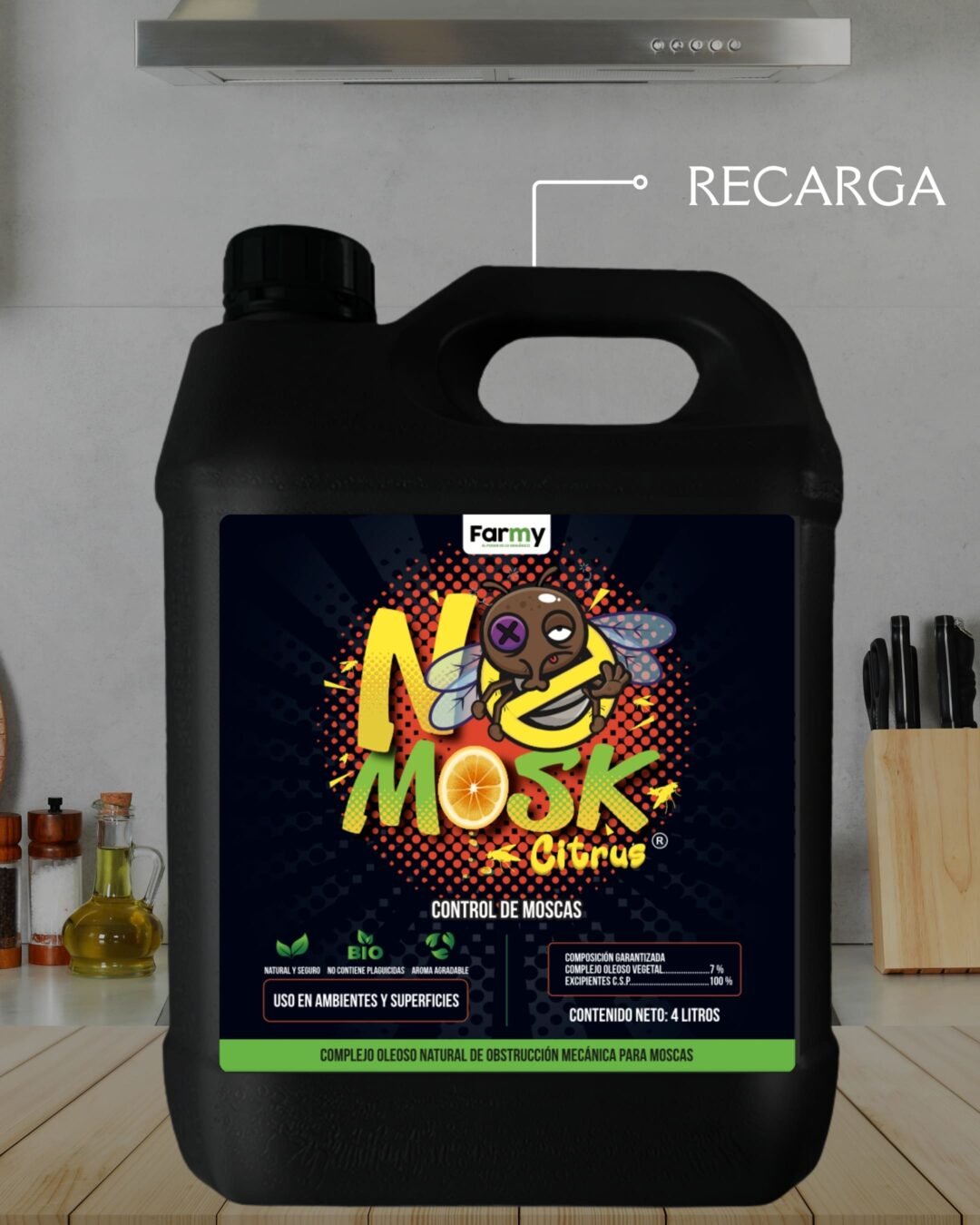 NoMosk Citrus Repelente 4 Litros
