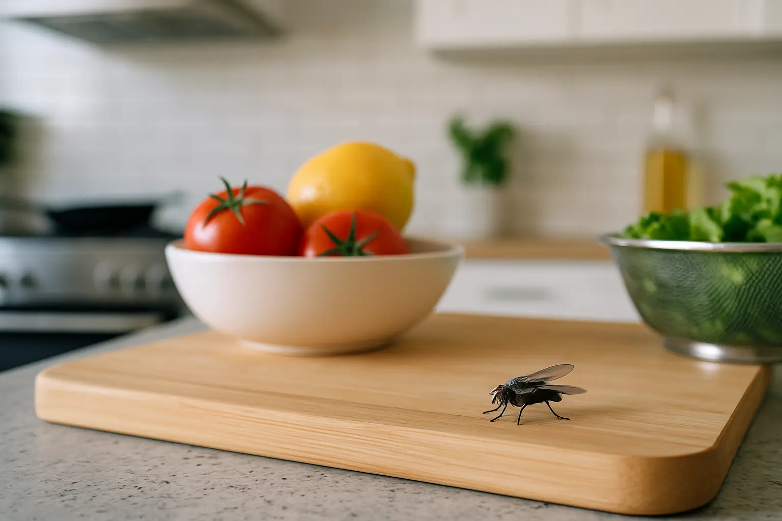 Cómo evitar moscas en la cocina de una vez