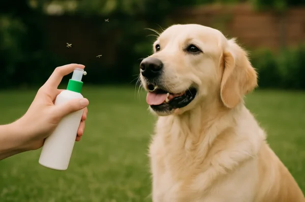 Repelente para moscas seguro para mascotas