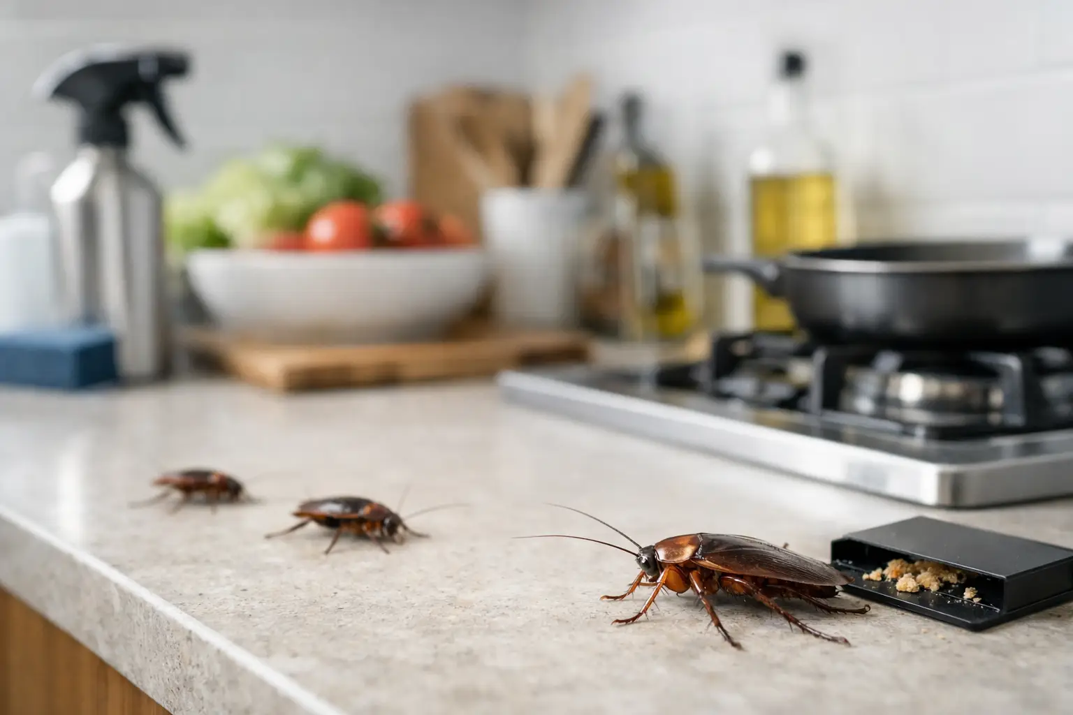 Cómo eliminar cucarachas en la cocina