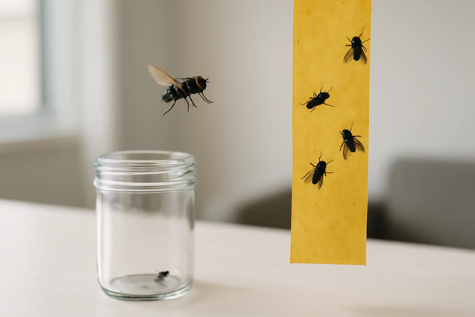 ¿Qué es lo mejor para atrapar moscas en casa?